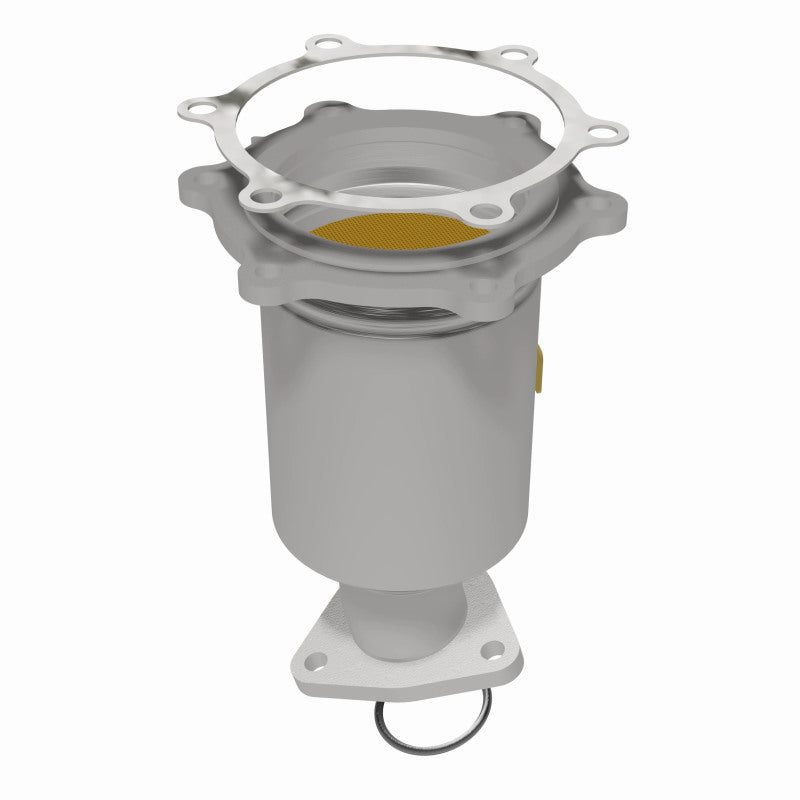 MagnaFlow HM-Grade Direct-Fit Catalytic Converter - Nissan Pathfinder Infiniti QX4 1996-2000 - Passenger Side Front, view 10