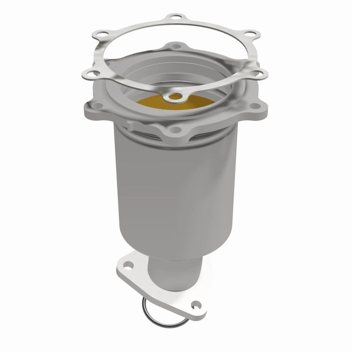 MagnaFlow HM-Grade Direct-Fit Catalytic Converter - Nissan Pathfinder Infiniti QX4 1996-2000 - Passenger Side Front, view 13