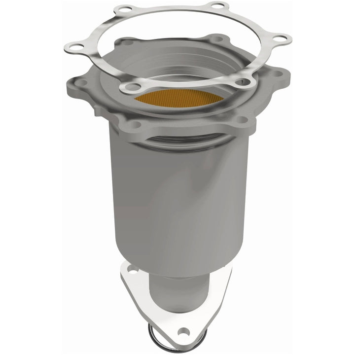 MagnaFlow HM-Grade Direct-Fit Catalytic Converter - Nissan Pathfinder Infiniti QX4 1996-2000 - Passenger Side Front, view 14