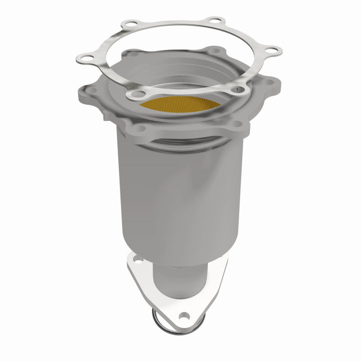 MagnaFlow HM-Grade Direct-Fit Catalytic Converter - Nissan Pathfinder Infiniti QX4 1996-2000 - Passenger Side Front, view 16
