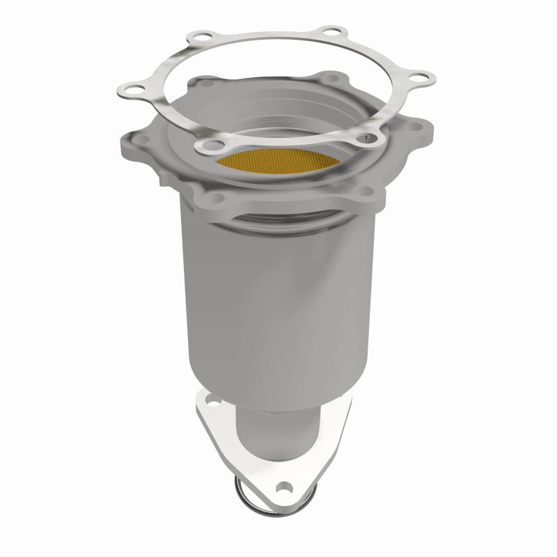 MagnaFlow HM-Grade Direct-Fit Catalytic Converter - Nissan Pathfinder Infiniti QX4 1996-2000 - Passenger Side Front, view 16