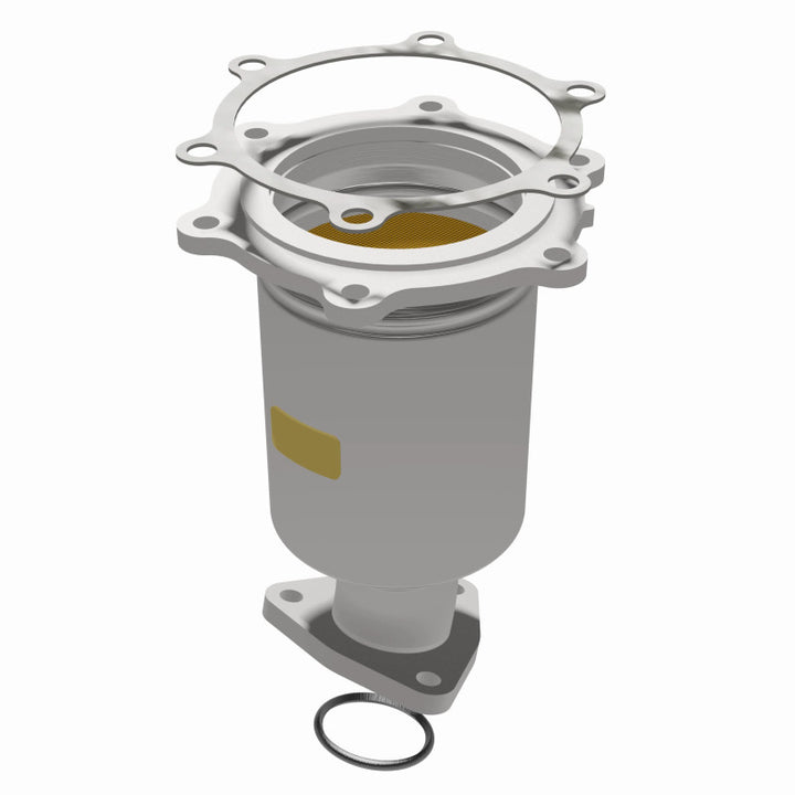 MagnaFlow HM-Grade Direct-Fit Catalytic Converter - Nissan Pathfinder Infiniti QX4 1996-2000 - Passenger Side Front, view 19