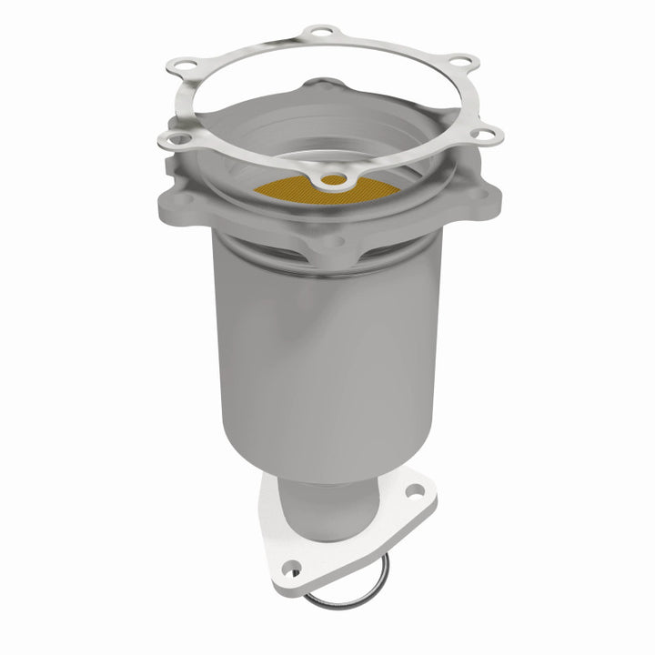 MagnaFlow HM-Grade Direct-Fit Catalytic Converter - Nissan Pathfinder Infiniti QX4 1996-2000 - Passenger Side Front, view 36