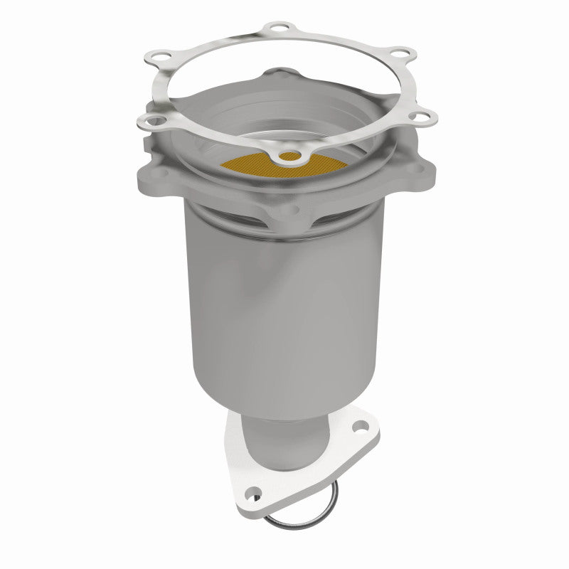 MagnaFlow HM-Grade Direct-Fit Catalytic Converter - Nissan Pathfinder Infiniti QX4 1996-2000 - Passenger Side Front, view 36