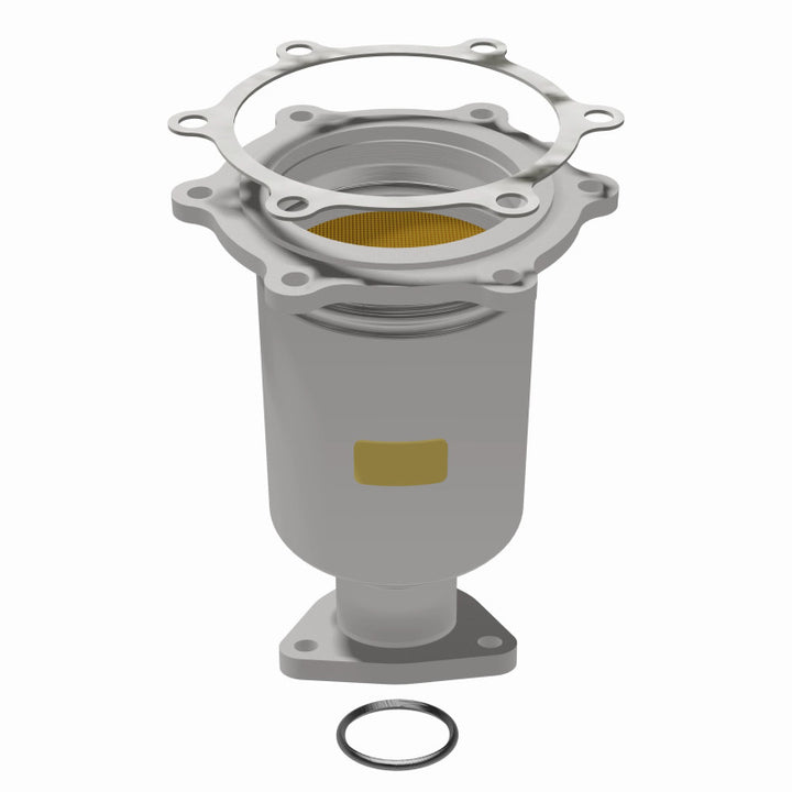 MagnaFlow HM-Grade Direct-Fit Catalytic Converter - Nissan Pathfinder Infiniti QX4 1996-2000 - Passenger Side Front, view 38