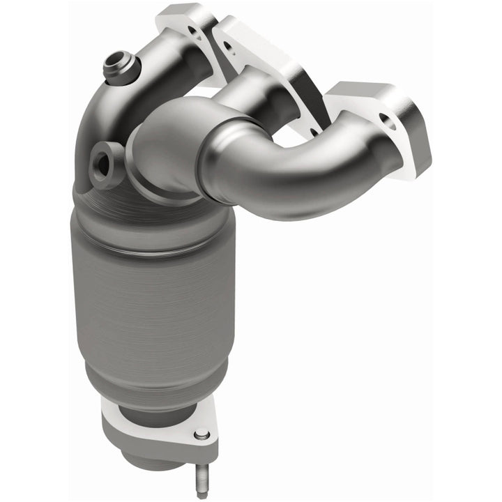 MagnaFlow HM-Grade Direct-Fit Manifold Catalytic Converter - Ford Contour Mercury Mystique Cougar 2.5L 1995-2000 - Rear, view 3