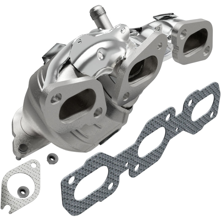MagnaFlow HM-Grade Direct-Fit Manifold Catalytic Converter - Ford Escape and Mazda Tribute 2001-2008 3.0L - Rear