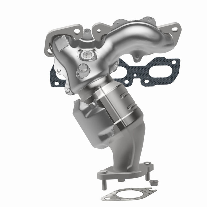 MagnaFlow HM-Grade Direct-Fit Manifold Catalytic Converter - Ford Escape and Mazda Tribute 2001-2008 3.0L - Rear, view 8