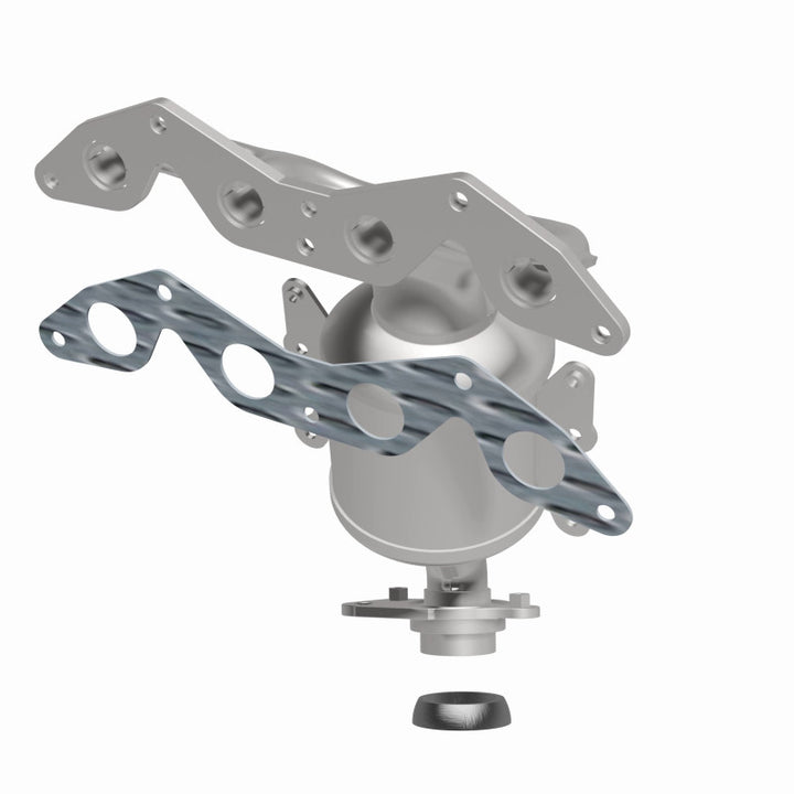 MagnaFlow HM-Grade Direct-Fit Manifold Catalytic Converter - Honda Civic 2001-2005 1.7L, view 3