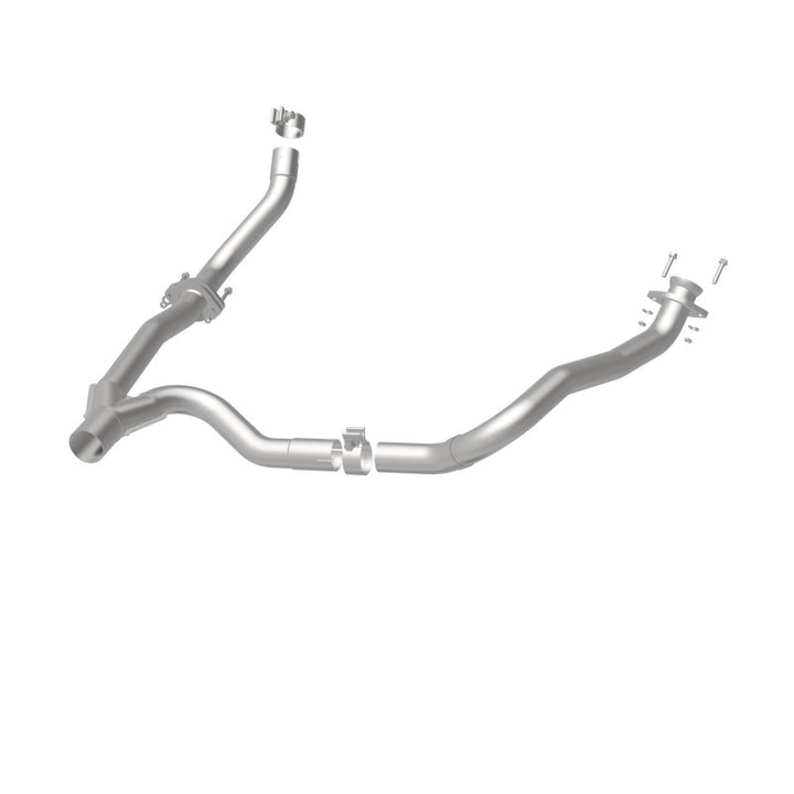 MagnaFlow Loop Delete Y-Pipe - Jeep Wrangler JK 2012-2018 3.6L V6 - Stainless Steel, view 3