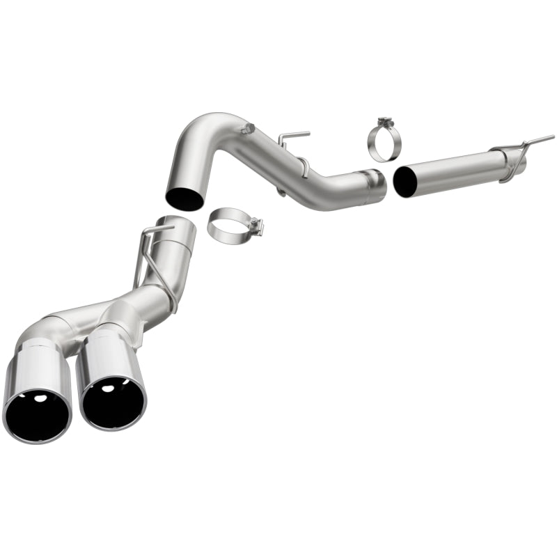 MagnaFlow MF Series Cat-Back Exhaust - Ford F-150 3.0L Power Stroke 2018-2020 - Dual Exit with Polished Tips