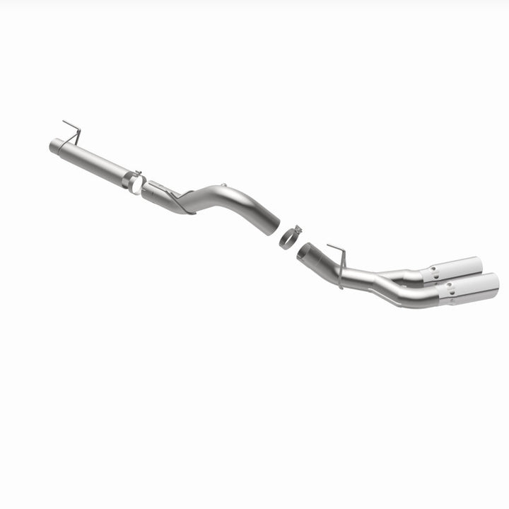 MagnaFlow MF Series Cat-Back Exhaust - Ford F-150 3.0L Power Stroke 2018-2020 - Dual Exit with Polished Tips, view 12