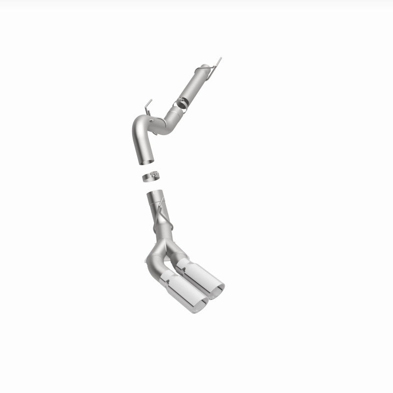 MagnaFlow MF Series Cat-Back Exhaust - Ford F-150 3.0L Power Stroke 2018-2020 - Dual Exit with Polished Tips, view 15