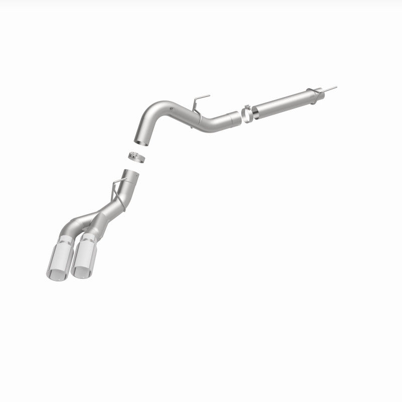MagnaFlow MF Series Cat-Back Exhaust - Ford F-150 3.0L Power Stroke 2018-2020 - Dual Exit with Polished Tips, view 17