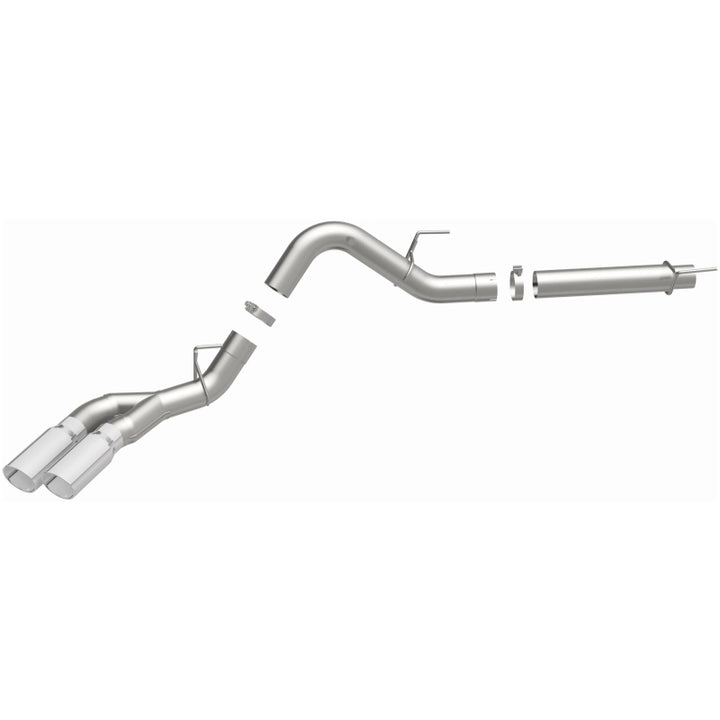 MagnaFlow MF Series Cat-Back Exhaust - Ford F-150 3.0L Power Stroke 2018-2020 - Dual Exit with Polished Tips, view 28