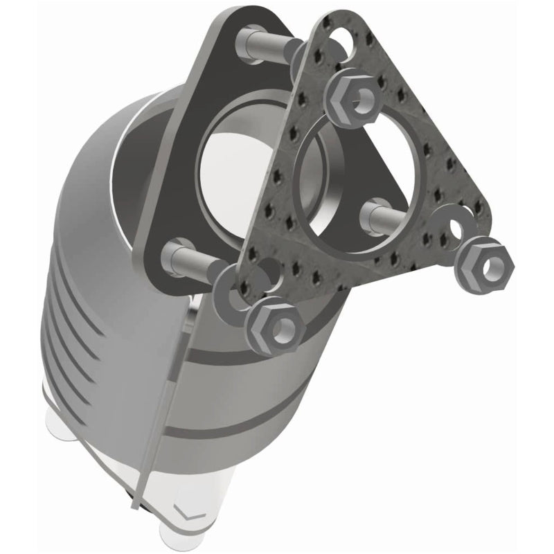 MagnaFlow OEM-Grade Direct-Fit Catalytic Converter - Nissan Frontier / Xterra 1999-2004 - Passenger Side Front, view 6