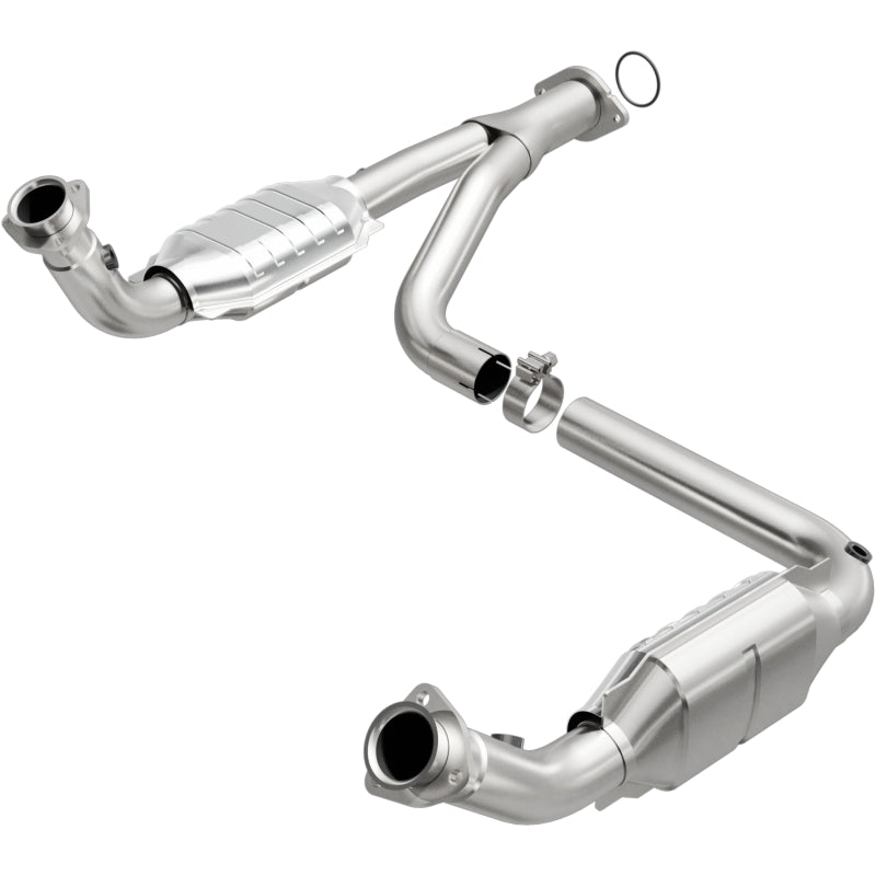 MagnaFlow OEM-Grade Direct-Fit Catalytic Converter - Chevrolet Silverado 2500 HD GMC Sierra 2500 HD 2007-2010 6.0L - Y-Pipe