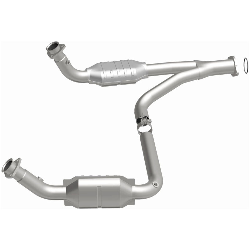 MagnaFlow OEM-Grade Direct-Fit Catalytic Converter - Chevrolet Silverado 2500 HD GMC Sierra 2500 HD 2007-2010 6.0L - Y-Pipe, view 36