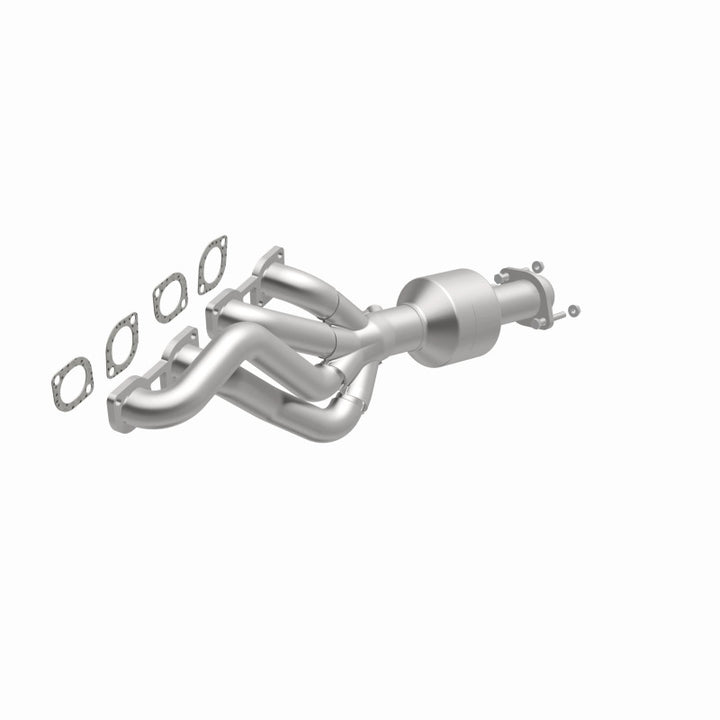MagnaFlow OEM-Grade Direct-Fit Catalytic Converter - BMW 545i 645Ci 745i 2004-2005 - Driver Side, 360 degree view