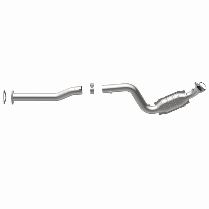 MagnaFlow OEM Grade Direct-Fit Catalytic Converter - Chevrolet Express / GMC Savana 4.8L 2006-2010 - Passenger Side, 360 degree view