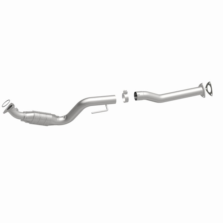 MagnaFlow OEM Grade Direct-Fit Catalytic Converter - Chevrolet Express / GMC Savana 4.8L 2006-2010 - Passenger Side, 360 degree view