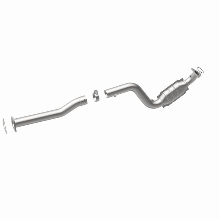MagnaFlow OEM Grade Direct-Fit Catalytic Converter - Chevrolet Express / GMC Savana 4.8L 2006-2010 - Passenger Side, 360 degree view
