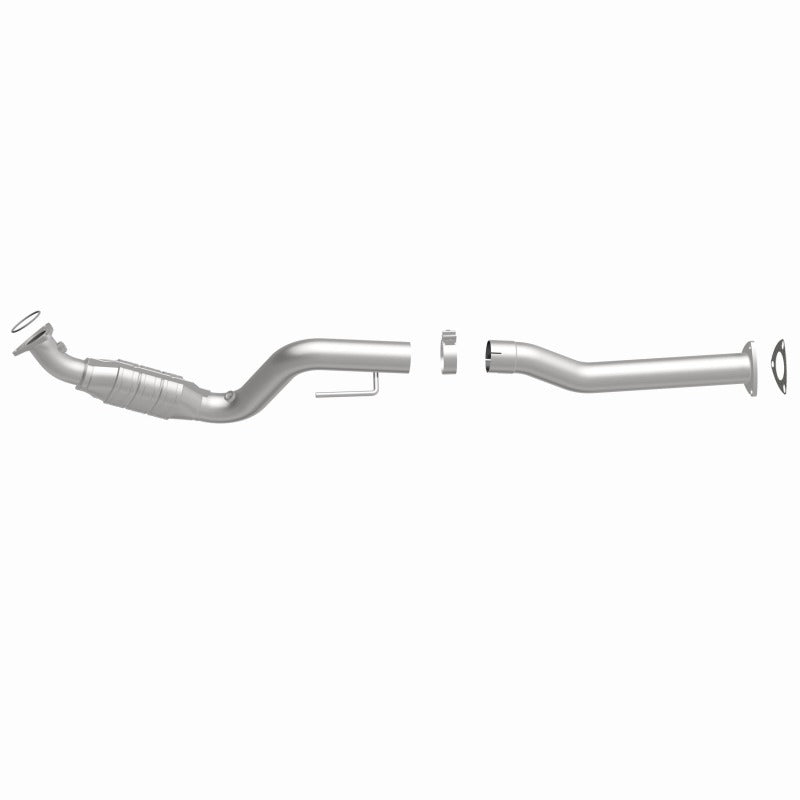 MagnaFlow OEM Grade Direct-Fit Catalytic Converter - Chevrolet Express / GMC Savana 4.8L 2006-2010 - Passenger Side, 360 degree view