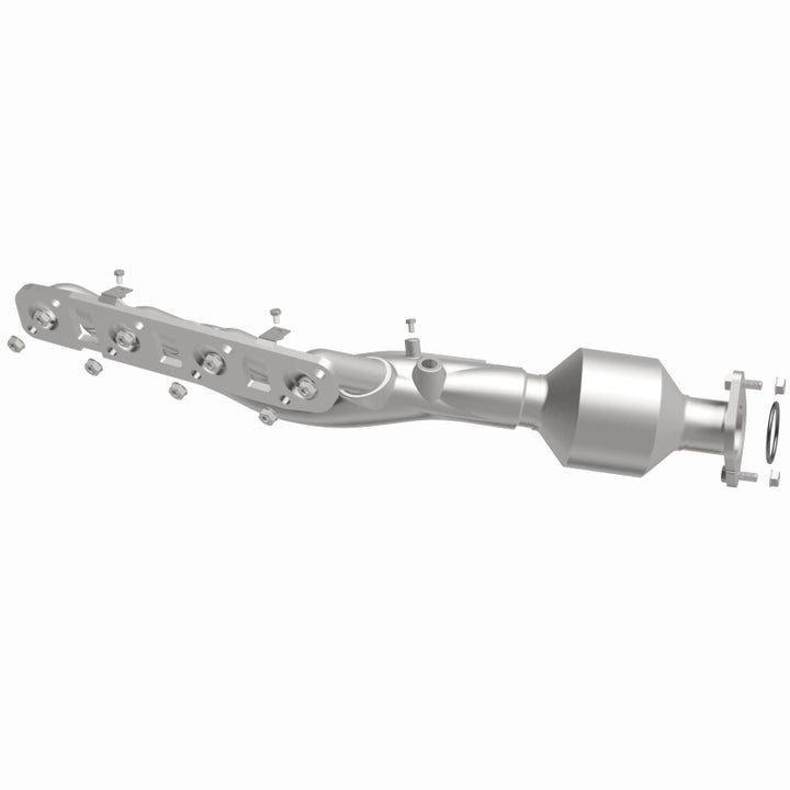 MagnaFlow OEM Grade Direct-Fit Manifold Catalytic Converter - Nissan Titan / Armada 2016-2022 - Left Side, 360 degree view