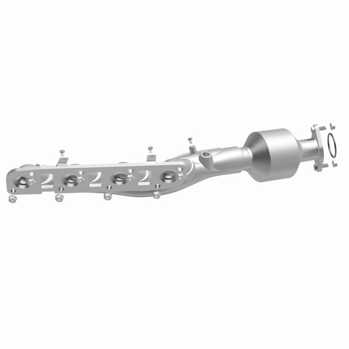 MagnaFlow OEM Grade Direct-Fit Manifold Catalytic Converter - Nissan Titan / Armada 2016-2022 - Left Side, 360 degree view