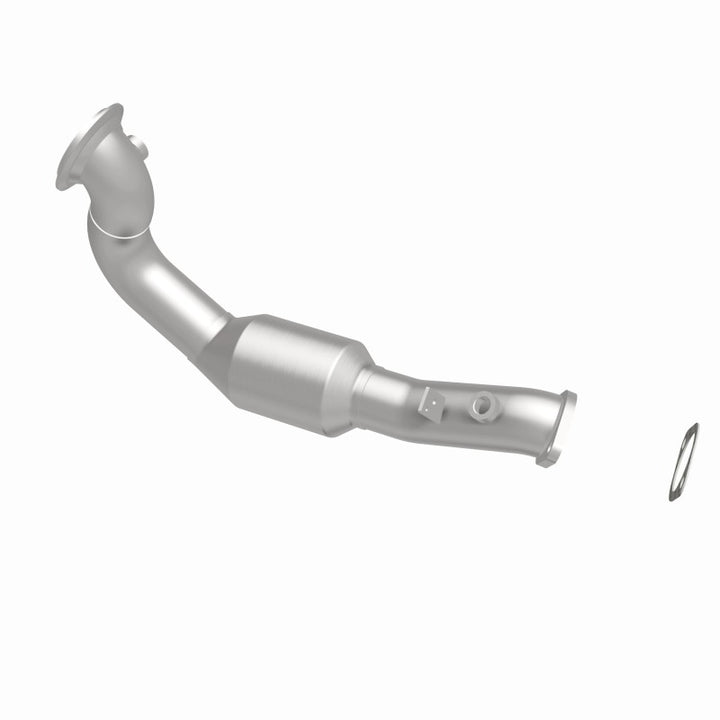 MagnaFlow OEM Grade Federal Direct-Fit Front Catalytic Converter (Cylinders 1-3) - BMW N54 2007-2010, 360 degree view