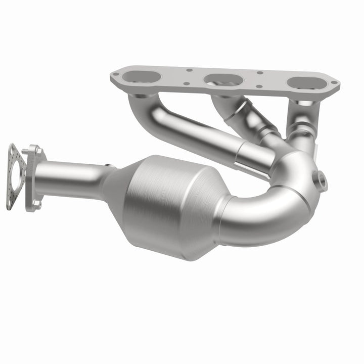 MagnaFlow OEM Grade Right Direct-Fit Manifold Catalytic Converter - Porsche Boxster (986) 2000-2004, 360 degree view