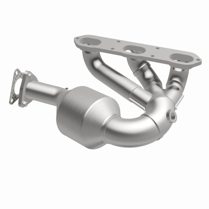 MagnaFlow OEM Grade Right Direct-Fit Manifold Catalytic Converter - Porsche Boxster (986) 2000-2004, 360 degree view