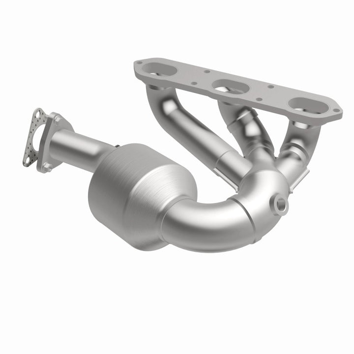MagnaFlow OEM Grade Right Direct-Fit Manifold Catalytic Converter - Porsche Boxster (986) 2000-2004, 360 degree view