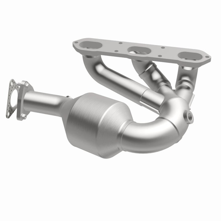 MagnaFlow OEM Grade Right Direct-Fit Manifold Catalytic Converter - Porsche Boxster (986) 2000-2004, 360 degree view