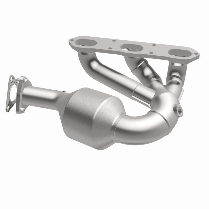 MagnaFlow OEM Grade Right Direct-Fit Manifold Catalytic Converter - Porsche Boxster (986) 2000-2004, 360 degree view