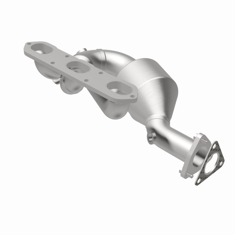 MagnaFlow OEM Grade Right Direct-Fit Manifold Catalytic Converter - Porsche Boxster (986) 2000-2004, 360 degree view