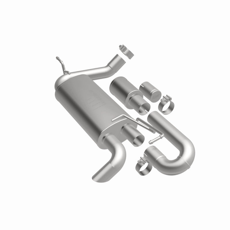 MagnaFlow Overland Series Axle-Back Exhaust - Jeep Wrangler JK 3.6/3.8L V6 2007-2018 - High-Clearance Tailpipe, view 10