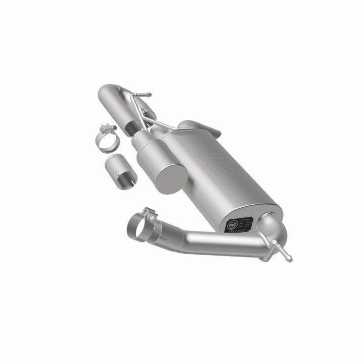 MagnaFlow Overland Series Axle-Back Exhaust - Jeep Wrangler JK 3.6/3.8L V6 2007-2018 - High-Clearance Tailpipe, view 12