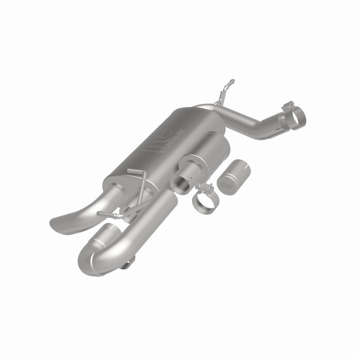 MagnaFlow Overland Series Axle-Back Exhaust - Jeep Wrangler JK 3.6/3.8L V6 2007-2018 - High-Clearance Tailpipe, view 23