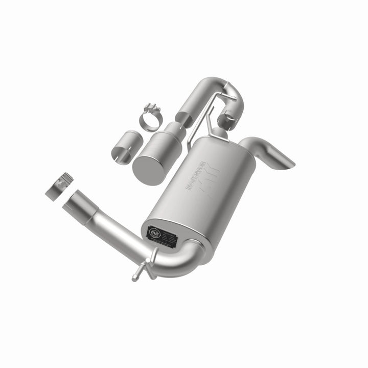 MagnaFlow Overland Series Axle-Back Exhaust - Jeep Wrangler JK 3.6/3.8L V6 2007-2018 - High-Clearance Tailpipe, view 24