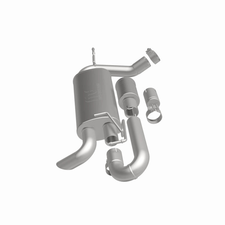MagnaFlow Overland Series Axle-Back Exhaust - Jeep Wrangler JK 3.6/3.8L V6 2007-2018 - High-Clearance Tailpipe, view 27