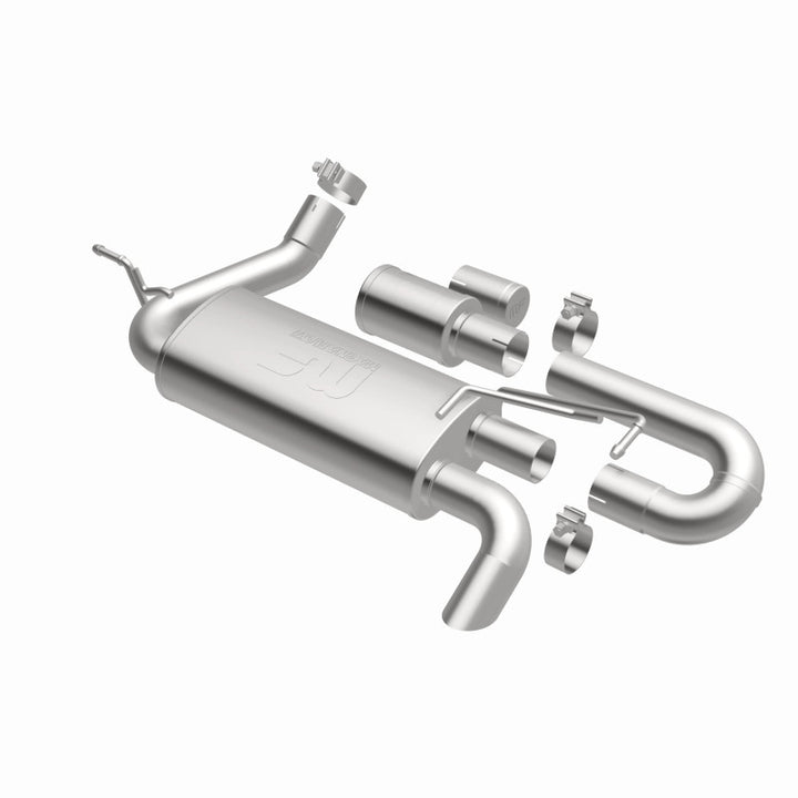 MagnaFlow Overland Series Axle-Back Exhaust - Jeep Wrangler JK 3.6/3.8L V6 2007-2018 - High-Clearance Tailpipe, view 31