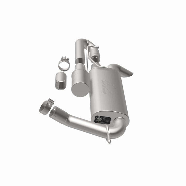 MagnaFlow Overland Series Axle-Back Exhaust - Jeep Wrangler JK 3.6/3.8L V6 2007-2018 - High-Clearance Tailpipe, view 37