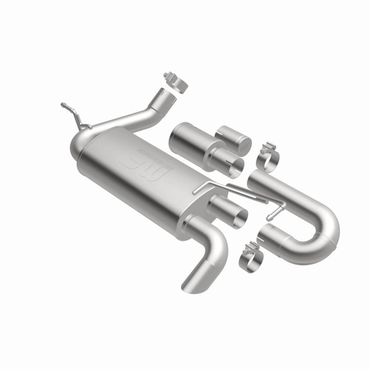MagnaFlow Overland Series Axle-Back Exhaust - Jeep Wrangler JK 3.6/3.8L V6 2007-2018 - High-Clearance Tailpipe, view 42