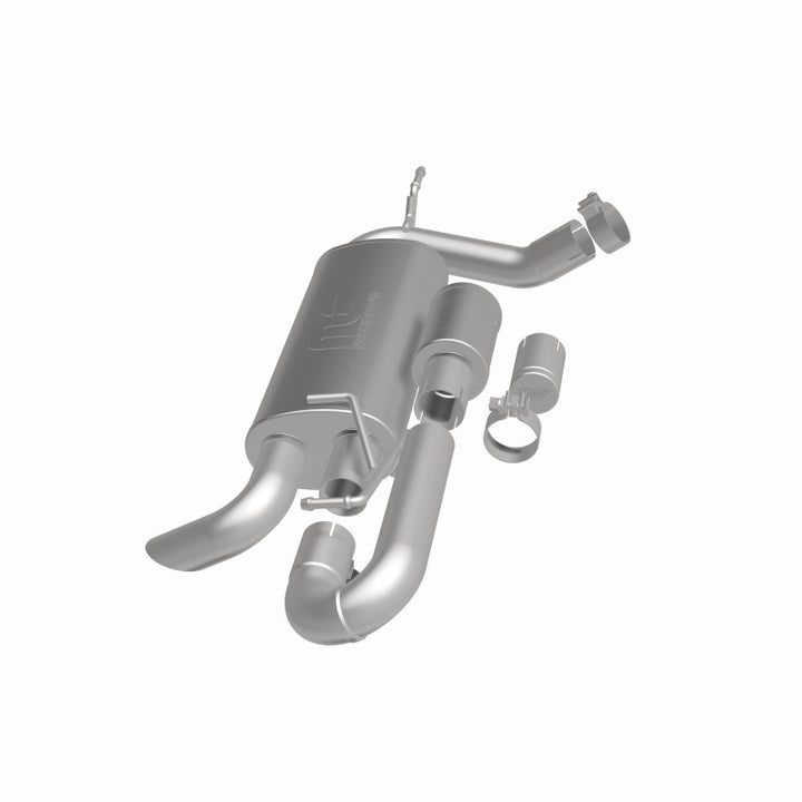 MagnaFlow Overland Series Axle-Back Exhaust - Jeep Wrangler JK 3.6/3.8L V6 2007-2018 - High-Clearance Tailpipe, view 43