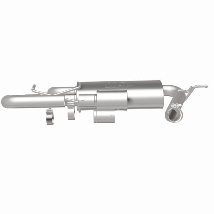 MagnaFlow Overland Series Axle-Back Exhaust - Jeep Wrangler JK 3.6/3.8L V6 2007-2018 - High-Clearance Tailpipe, view 9