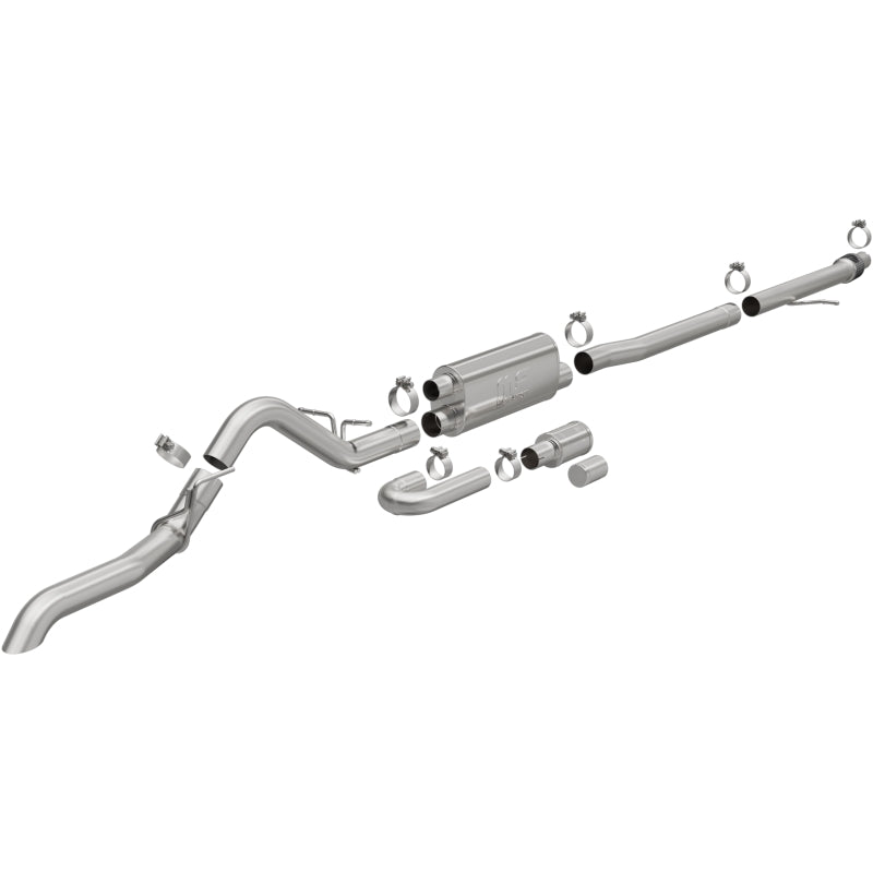 MagnaFlow Overland Series Cat-Back Exhaust - Ford Ranger 2024-2025 - High Clearance Exit