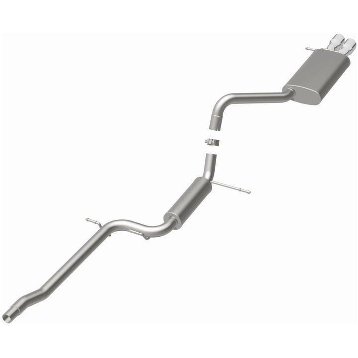 MagnaFlow Performance Cat-Back Exhaust System Dual Straight Drive Side Rear Exit VW Jetta 2011-2014 2.0L, view 30