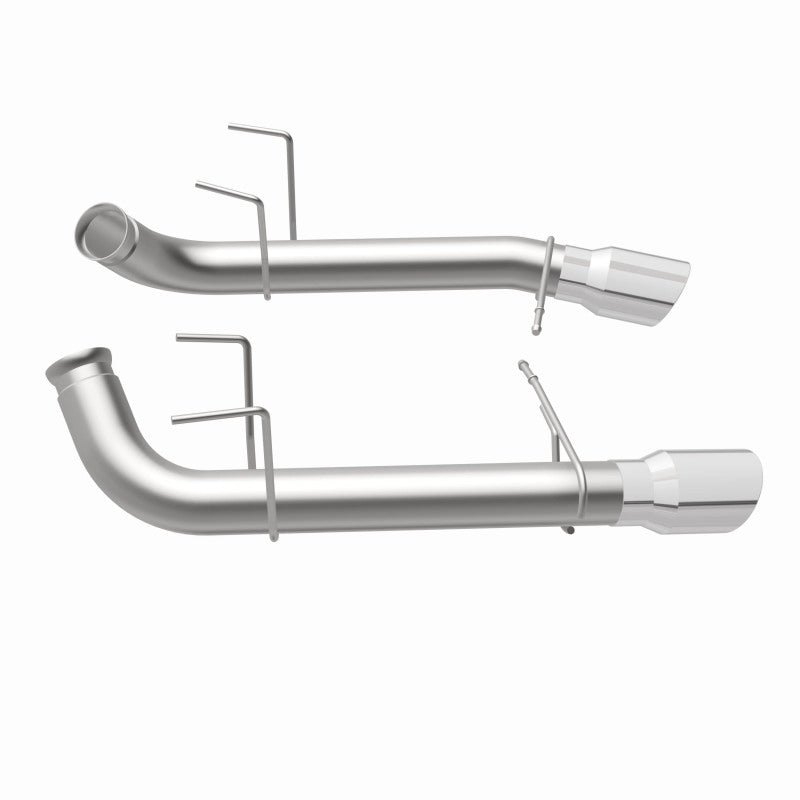 MagnaFlow Race Series Axle-Back Exhaust - Ford Mustang GT 2011-2012 5.0L - Polished Tips, 360 degree view