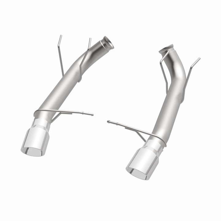 MagnaFlow Race Series Axle-Back Exhaust - Ford Mustang GT 2011-2012 5.0L - Polished Tips, 360 degree view